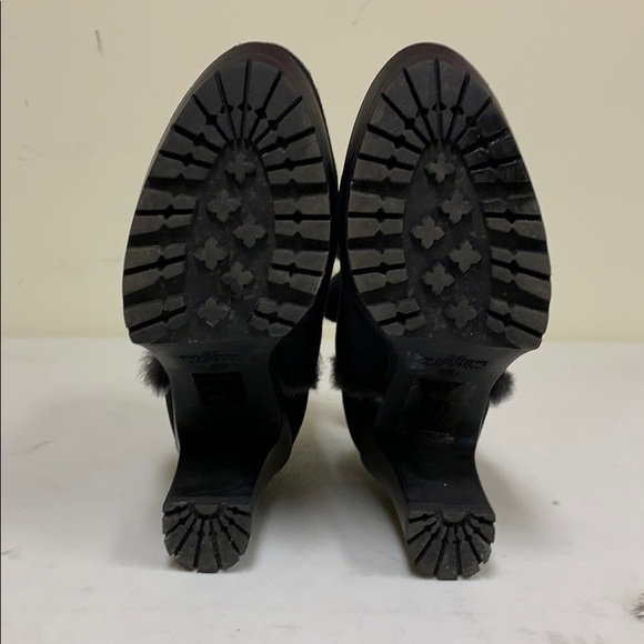 Valentino Suede Winter Boots in Black - Picture 6 of 8